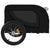 Pet Bike Trailer Black Oxford Fabric and Iron