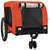 Pet Bike Trailer Orange and Black Oxford Fabric and Iron