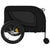 Pet Bike Trailer Black Oxford Fabric and Iron