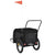 Pet Bike Trailer Black Oxford Fabric and Iron