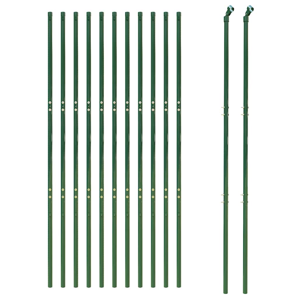 Chain Link Fence Green 1.4x25 m