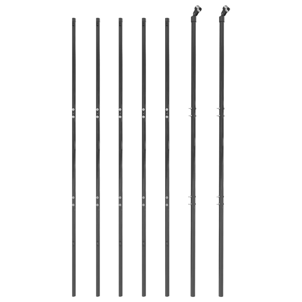 Chain Link Fence Anthracite 1.6x10 m