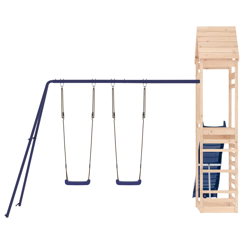 Outdoor Playset Solid Wood Pine