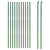 Wire Mesh Fence Green 1.4x25 m Galvanised Steel