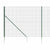 Wire Mesh Fence with Spike Anchors Green 1.4x25 m