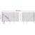 Wire Mesh Fence with Spike Anchors Anthracite 1.4x25 m