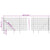 Wire Mesh Fence with Spike Anchors Anthracite 1.8x25 m
