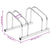 Bike Rack for 2 Bikes Galvanised Steel