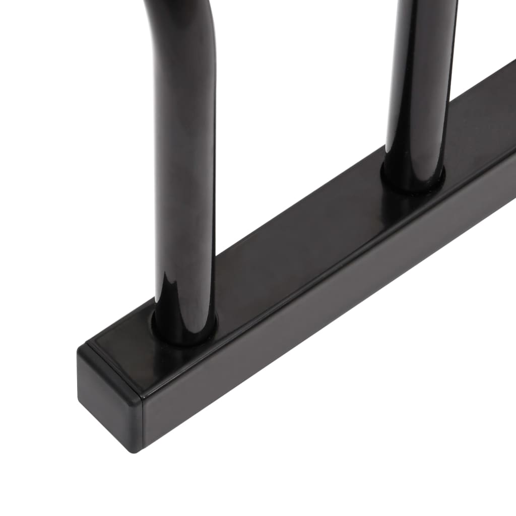 Bike Rack for 2 Bikes Black Steel