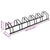 Bike Rack for 6 Bikes Black Steel