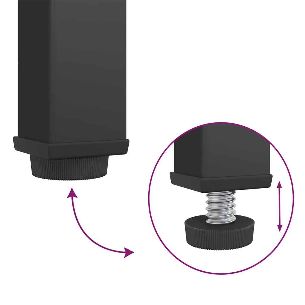 Sideboard Black 105x35x70 cm Glass and Steel