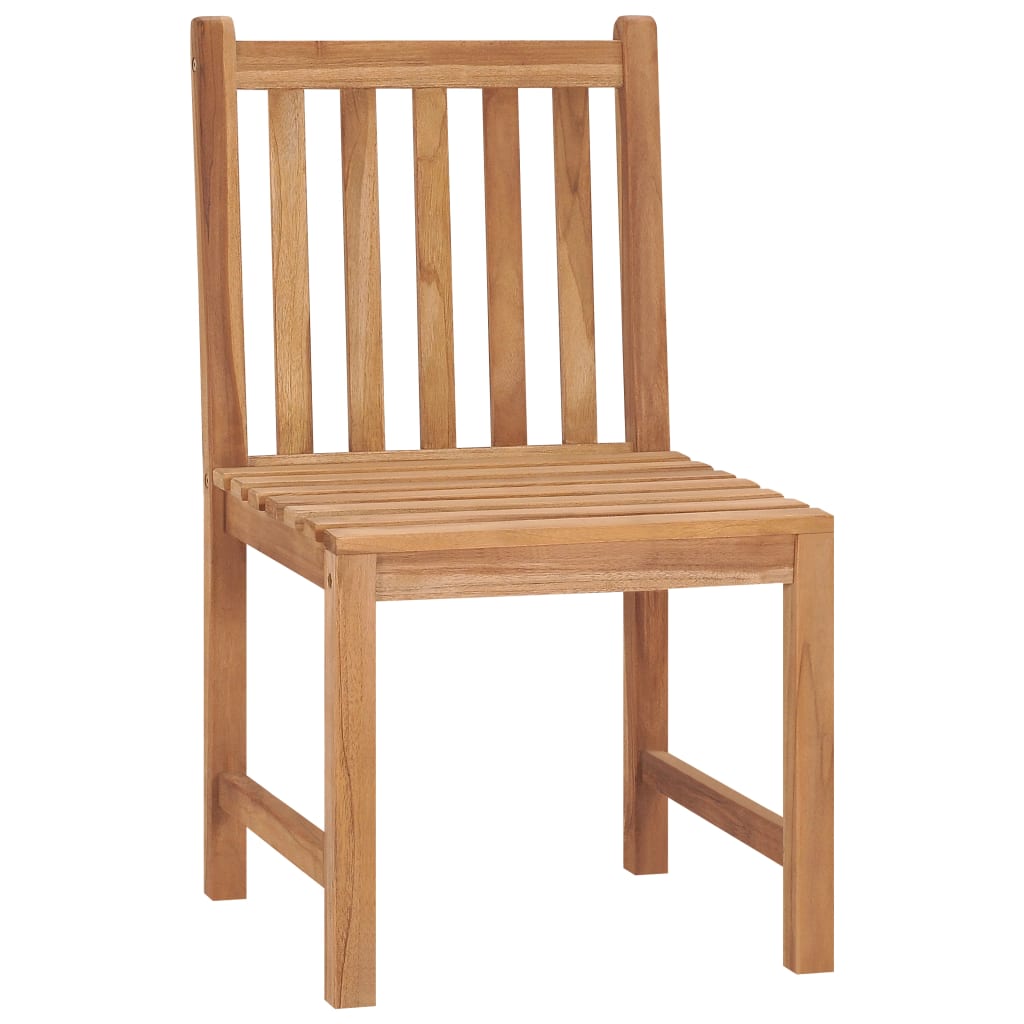 4 Piece Garden Dining Set Solid Wood Teak