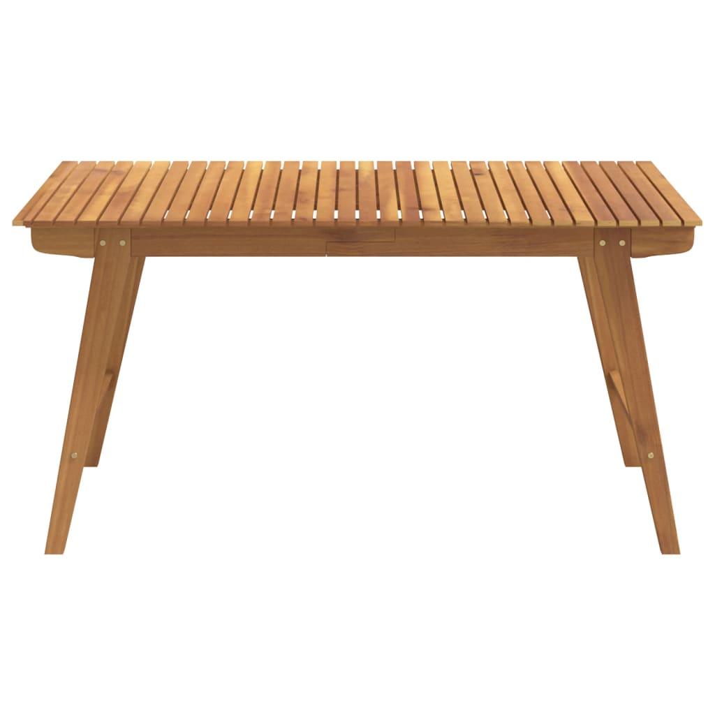 5 Piece Garden Dining Set Solid Wood Acacia