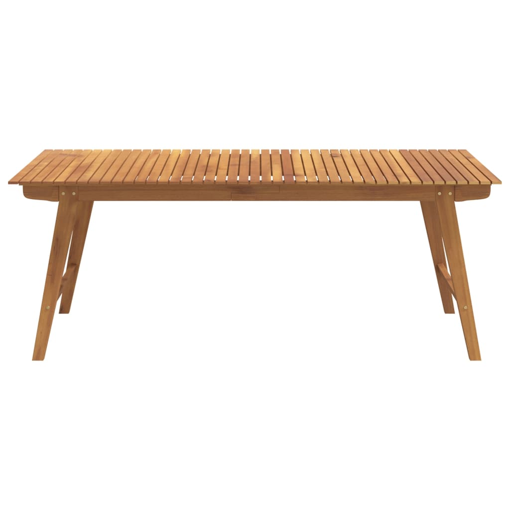 7 Piece Garden Dining Set Solid Wood Acacia