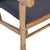 5 Piece Garden Lounge Set with Dark Grey Cushions Bamboo