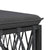 Garden Middle Sofa with Cushions Anthracite Woven Fabric