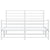 Metal Bed Frame without Mattress with Footboard White 135x190 cm