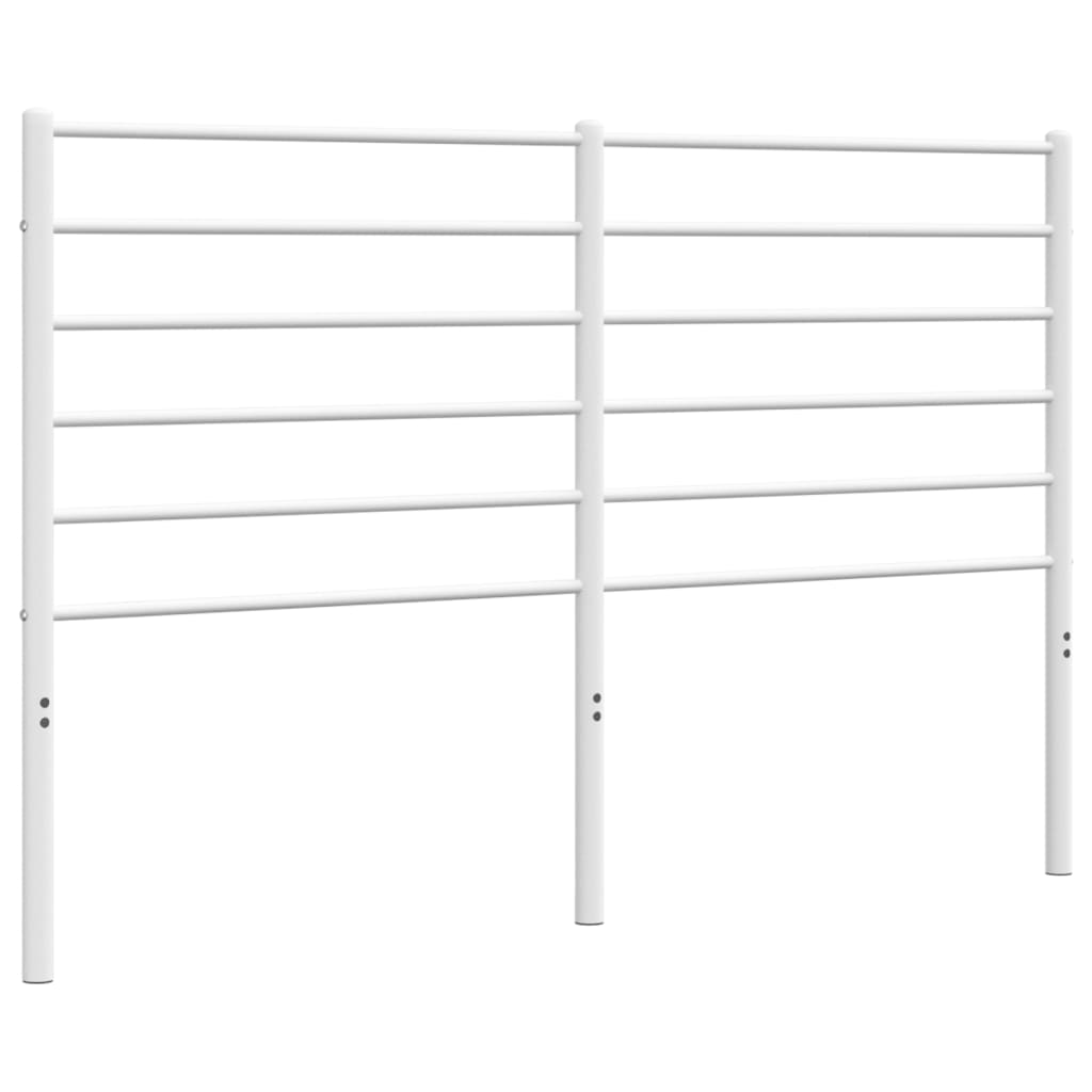 Metal Headboard White 152 cm Queen