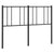 Metal Headboard Black 152 cm Queen