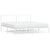 Metal Bed Frame without Mattress with Headboard White 183x203 cm King