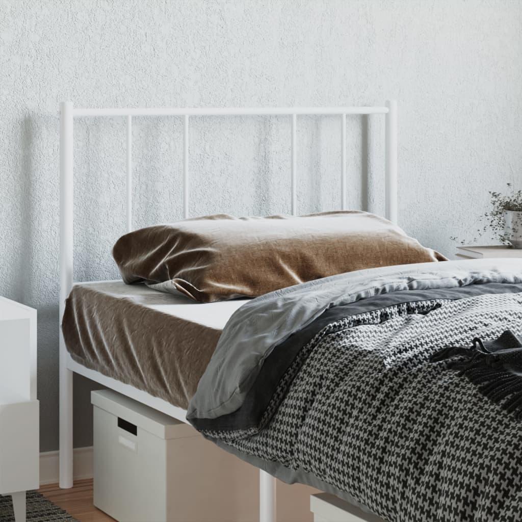 Metal Replace Headboard White 90 cm