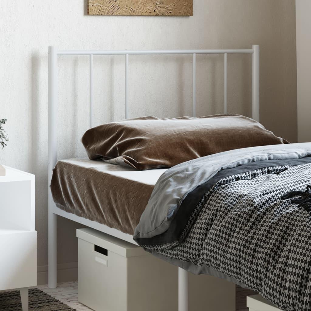 Metal Replace Headboard White 90 cm