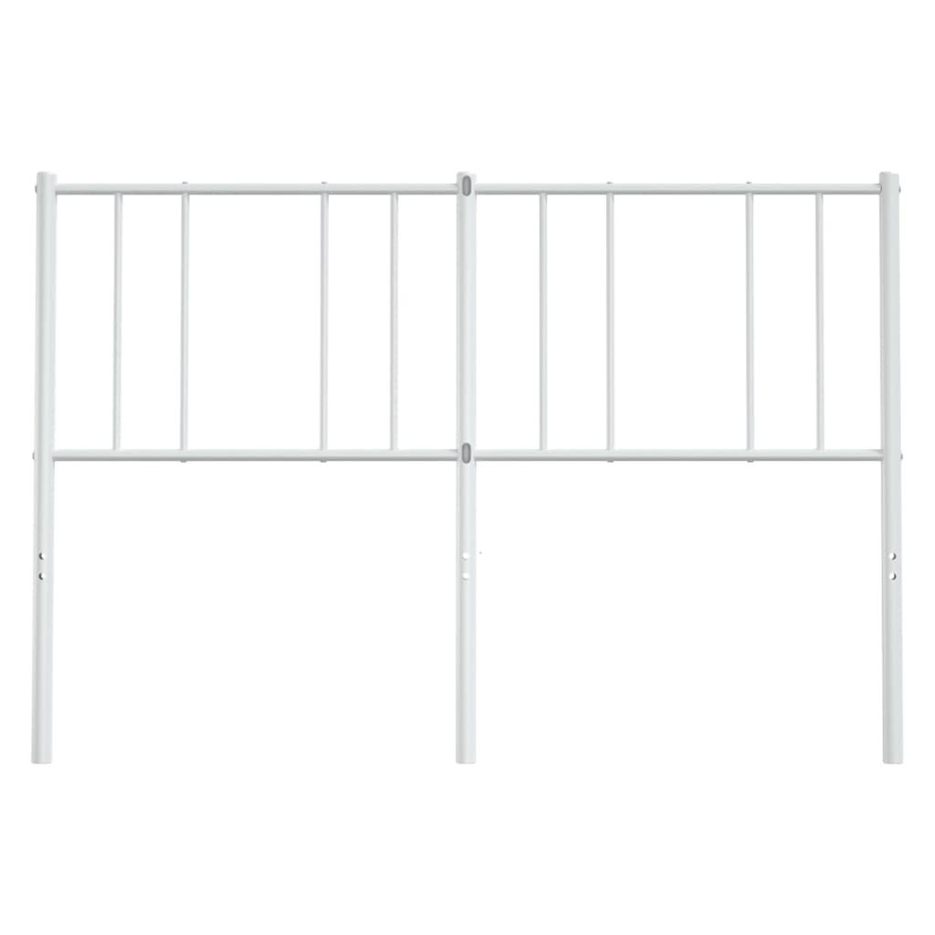 Metal Replace Headboard White 135 cm