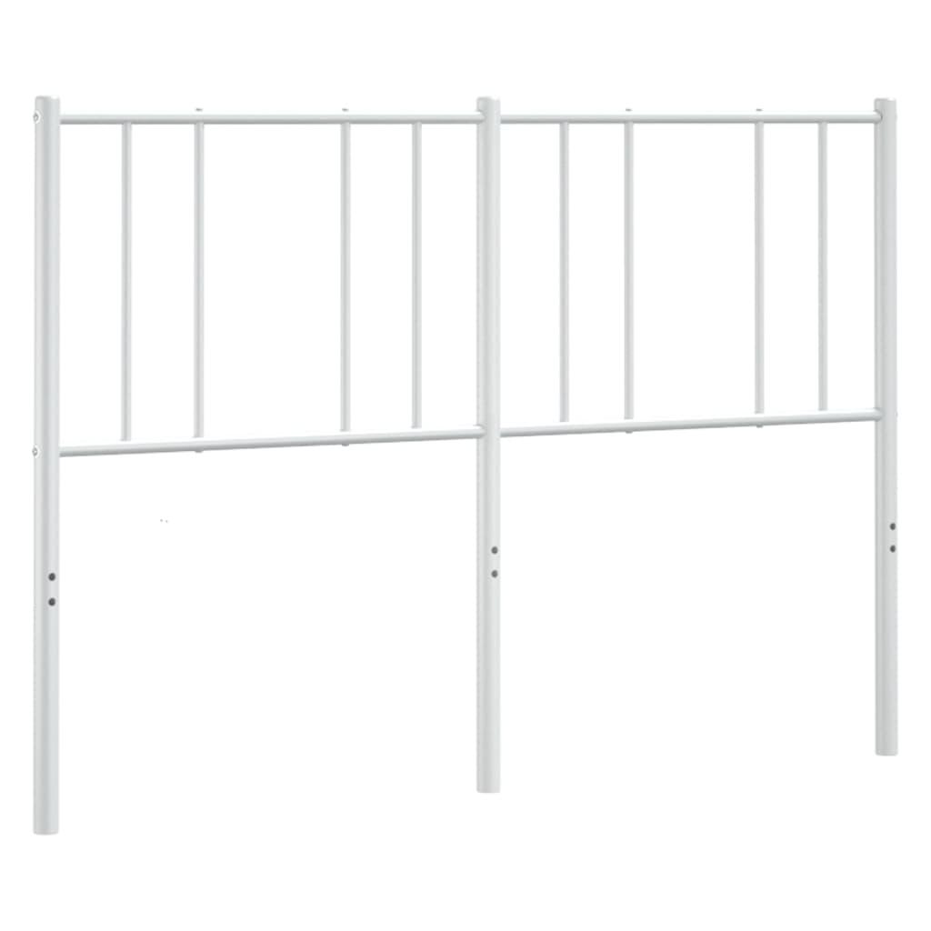 Metal Replace Headboard White 135 cm