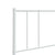 Metal Headboard White 137 cm Double