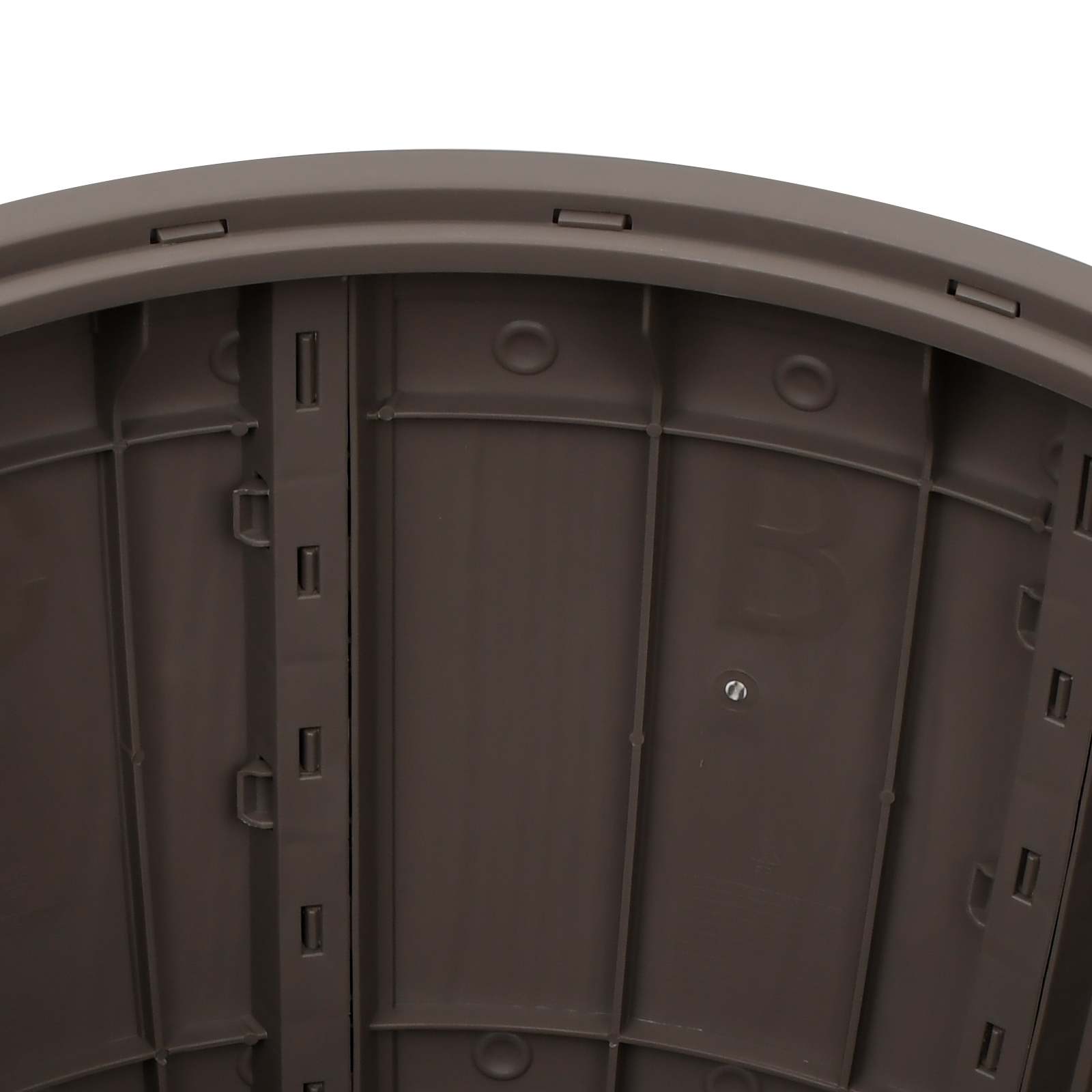 3-in-1 Garden Storage Box Light Brown Polypropylene