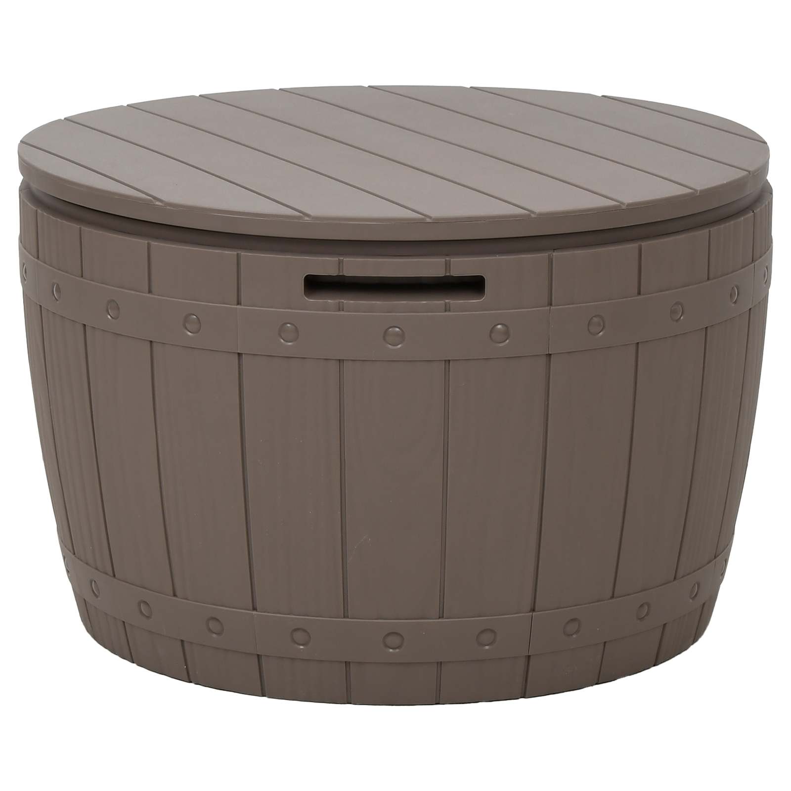 3-in-1 Garden Storage Box Light Brown Polypropylene