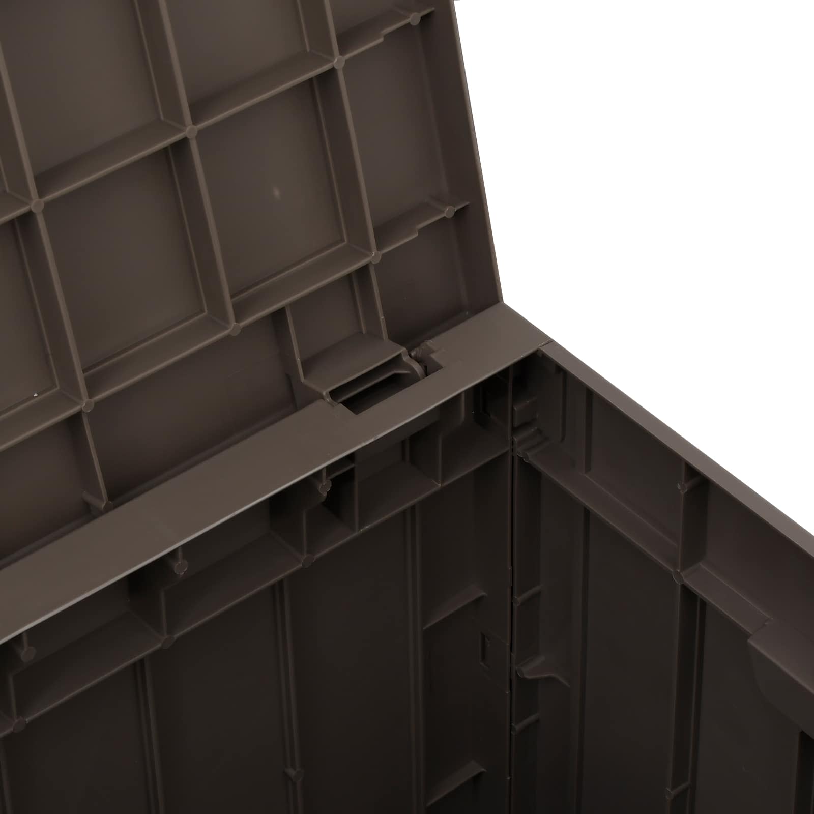 Garden Storage Box Grey 55.5x43x53 cm Polypropylene
