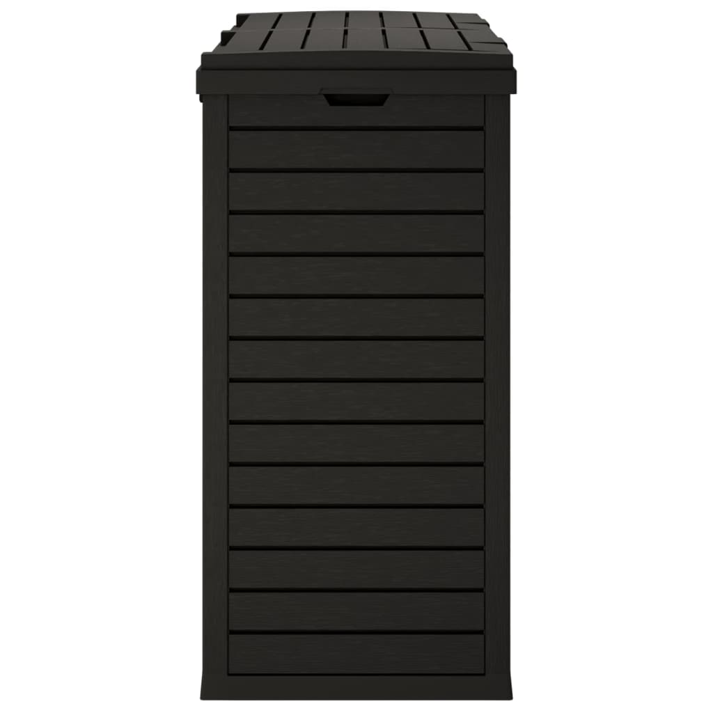 Outdoor Garbage Bin Black 78x41x86 cm Polypropylene