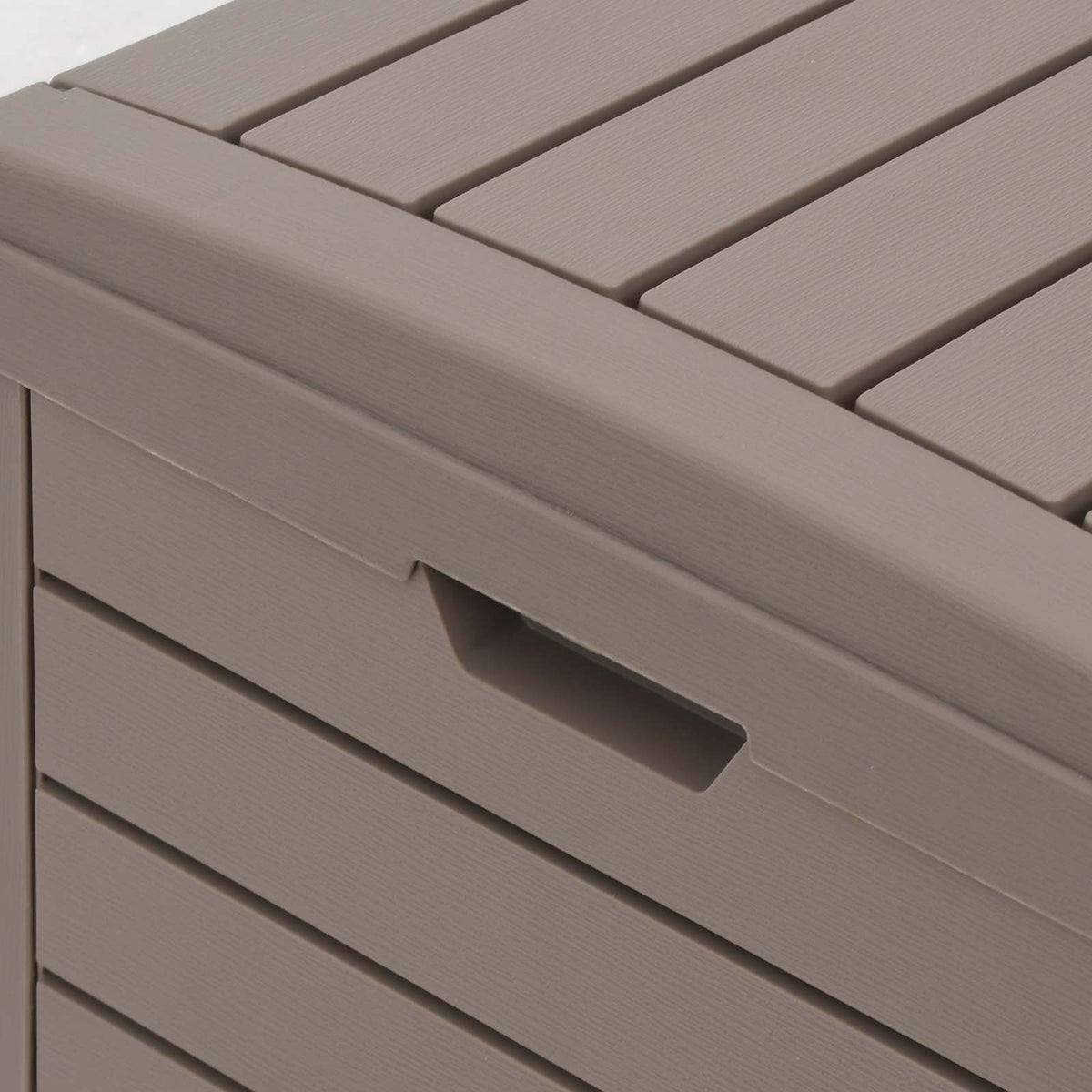 Outdoor Garbage Bin Light Brown 78x41x86 cm Polypropylene