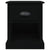 Bedside Cabinet Black 39x39x47.5 cm Engineered Wood