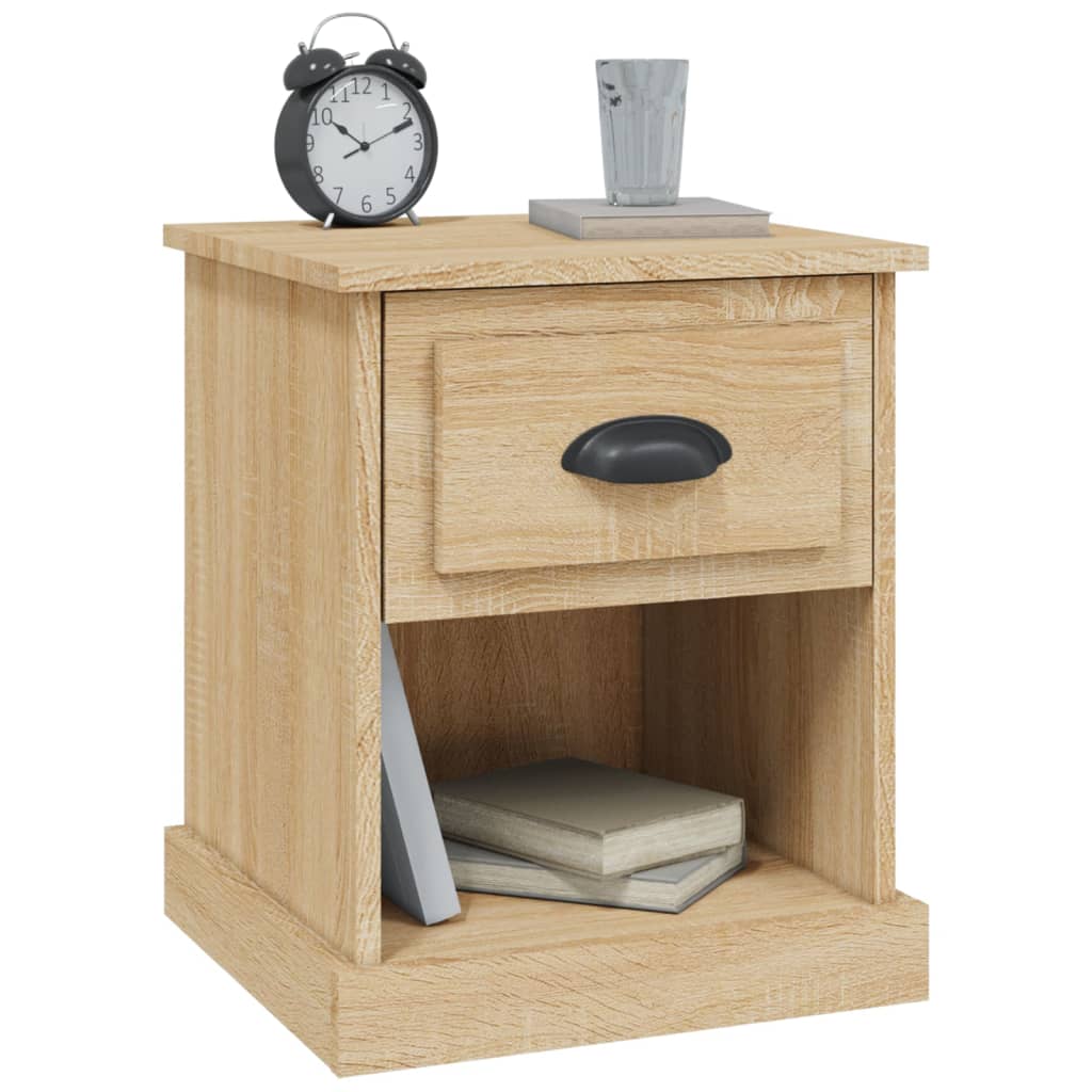 Bedside Cabinets 2 pcs Sonoma Oak 39x39x47.5 cm Engineered Wood