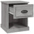 Bedside Cabinet Grey Sonoma 39x39x47.5 cm Engineered Wood