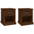 Bedside Cabinets 2 pcs Brown Oak 39x39x47.5 cm Engineered Wood