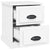 Bedside Cabinet White 39x39x47.5 cm Engineered Wood