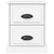 Bedside Cabinet White 39x39x47.5 cm Engineered Wood