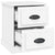 Bedside Cabinets 2 pcs White 39x39x47.5 cm Engineered Wood