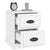 Bedside Cabinets 2 pcs High Gloss White 39x39x47.5 cm Engineered Wood