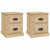 Bedside Cabinets 2 pcs Sonoma Oak 39x39x47.5 cm Engineered Wood