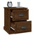 Bedside Cabinet Brown Oak 39x39x47.5 cm Engineered Wood