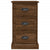 Bedside Cabinet Brown Oak 39x39x67 cm Engineered Wood