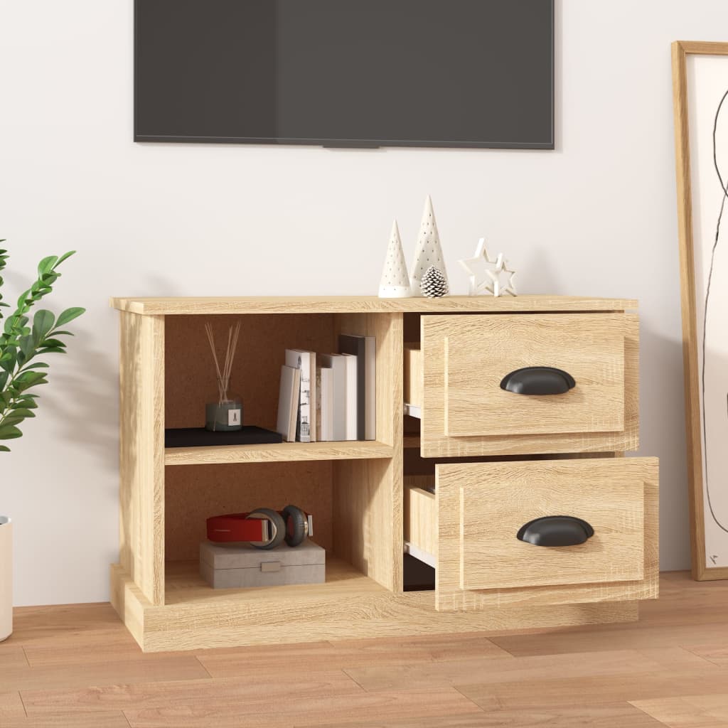 TV Cabinet Sonoma Oak 73x35.5x47.5 cm Engineered Wood