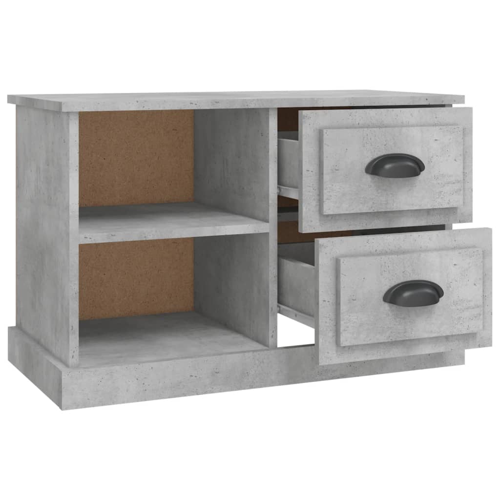 TV Cabinet Concrete Grey 73x35.5x47.5 cm Engineered Wood