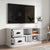 TV Cabinet White 102x35.5x47.5 cm Engineered Wood