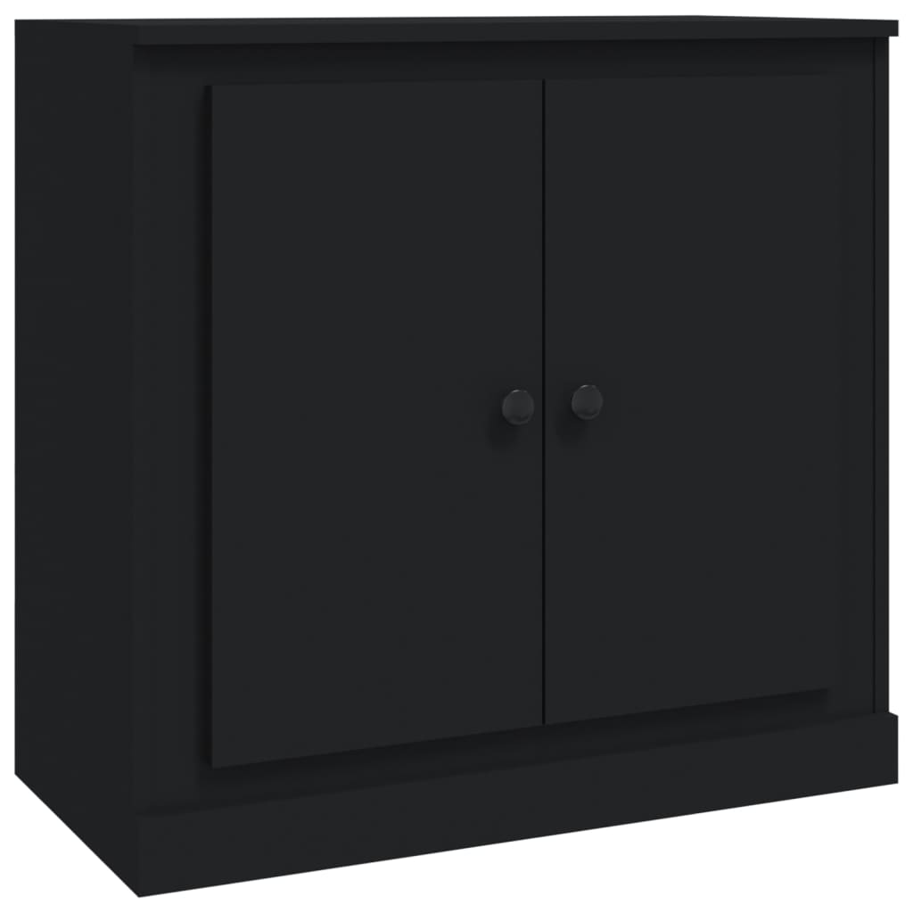 Sideboard Black 70x35.5x67.5 cm Engineered Wood