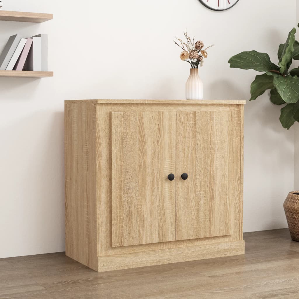 Sideboard Sonoma Oak 70x35.5x67.5 cm Engineered Wood